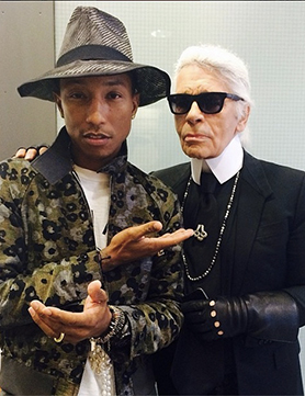 Pharrell-Williams-and-Karl-Lagerfeld-May-2014-INSTAGRAM